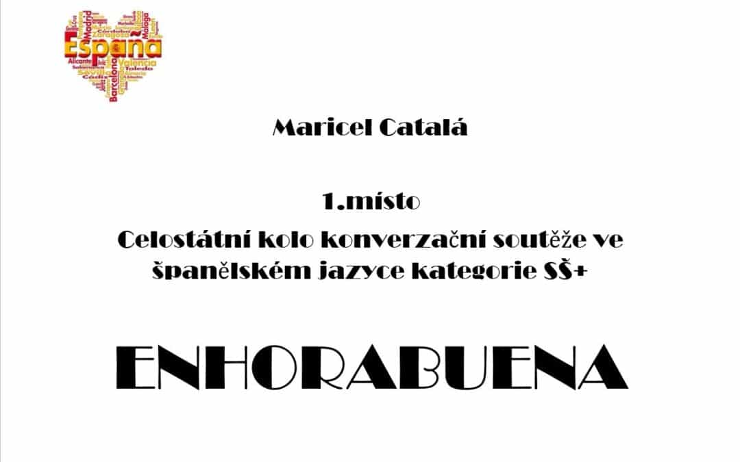 Mezi španělštináři slavíme velký úspěch! Enhorabuena!