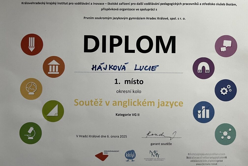 Okresní kolo konverzační soutěže v angličtině