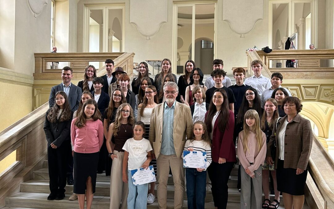 Slavnostního předávání cen a vernisáže vítězných prací kreativní soutěže Sítě přidružených škol UNESCO